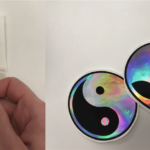 How to print holographic stickers